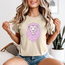 Pink Lion Mystical Animals