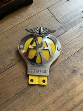 Vintage Car Badge - AA Member