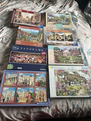 Bundle lot jigsaw puzzles - jigsaw,