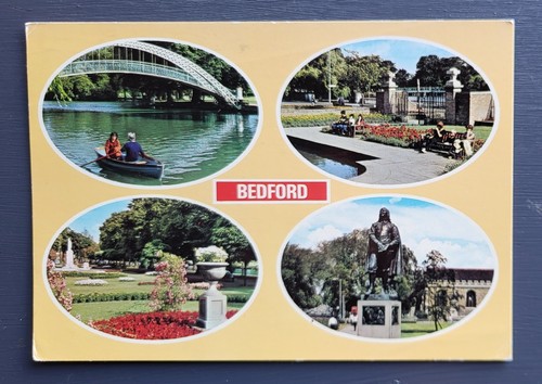 Vintage postcard used four - postcard,