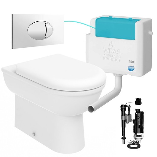 Back wall toilet - wall,