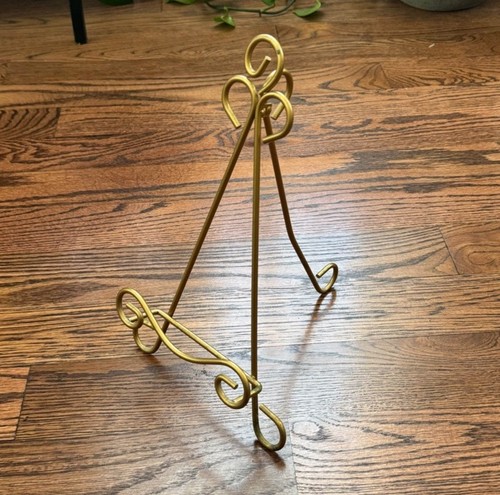 Gold metal ornate antique - metal,