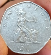 1969 QEII LARGE DECIMAL 50p