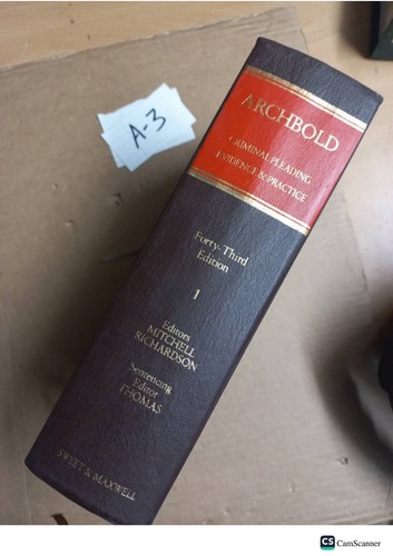 Archbold criminal pleading - criminal,