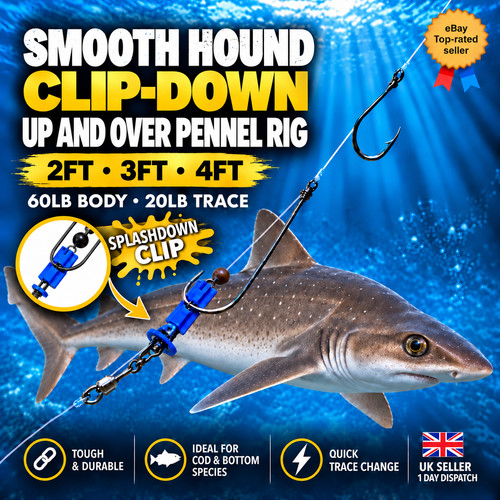 Sea rigs smooth hound clip - sea, rigs,