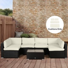 Garden Rattan Sofa Set Cushion