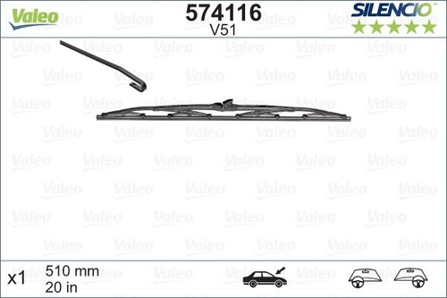 Valeo 574116 wiper - valeo,