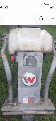 Concrete screed wacker newson