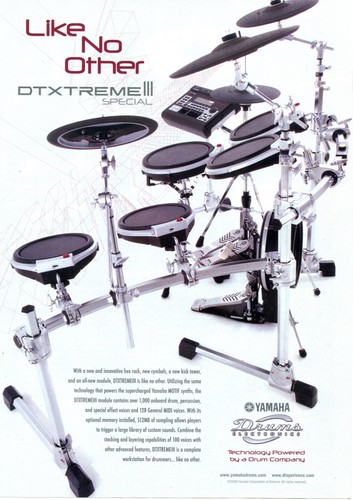 2008 print yamaha dtxtreme - 2008,