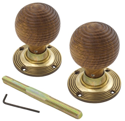 Rosewood aged brass wooden - brass,