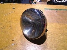 LUCAS CHROME HEADLIGHT HEADLAMP ASSY 7" SS700 BSA A7 A10 T110 TRIUMPH T100