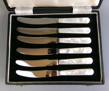 Butter Tea Knife Set. Mother