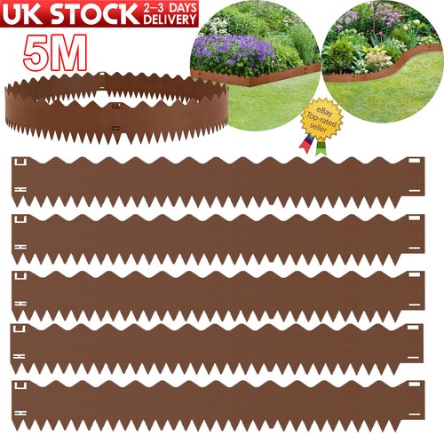 Metal garden edging - metal, corten