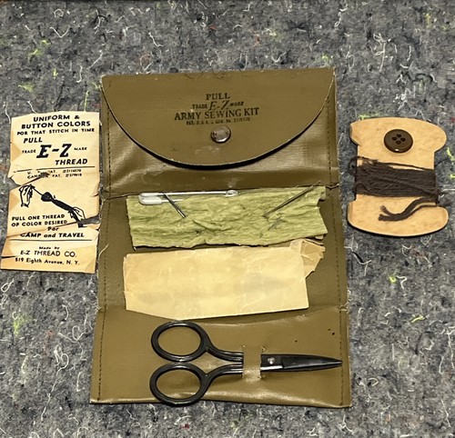 Vintage ww2 army sewing kit - ww2,