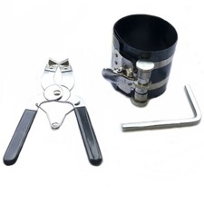Piston Ring Installer Plier Engine Compressor Adjustable Ratchet Ring Tools Set