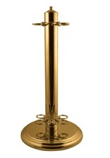 Snooker Cue Rack Stand Circular Brass 6-Cue Rest Stick Rack Pool Table Rosetta