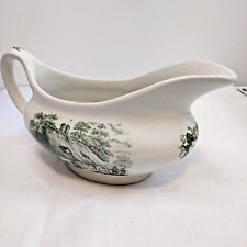 Gravy Boat Jug Old Inns by Series Staffordshire Ironstone Fine China Ware