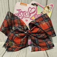 Christmas Jojo Siwa Bow Plaid