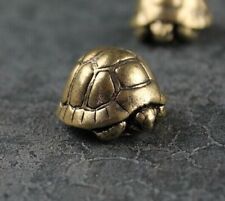 Tabletop Figurine Home Decor Gifts Brass Turtle Animal Statue Small Sculpture 