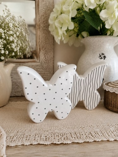 Pretty white black ceramic - pretty,