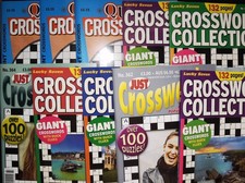 10 X CROSSWORD PUZZLE BOOKS
