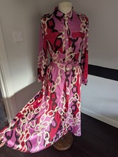 ZARA Pink Chain/Scarf Print