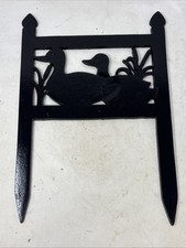 Cast Iron Black Metal Ducks -