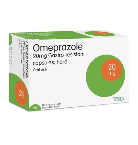 Omeprazole capsules - 20, mg