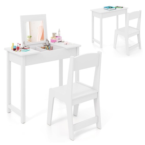 Costway kids vanity set - costway, 1