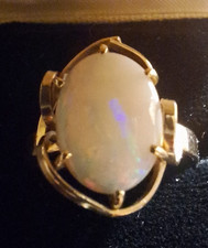 Antique 9ct gold ring with