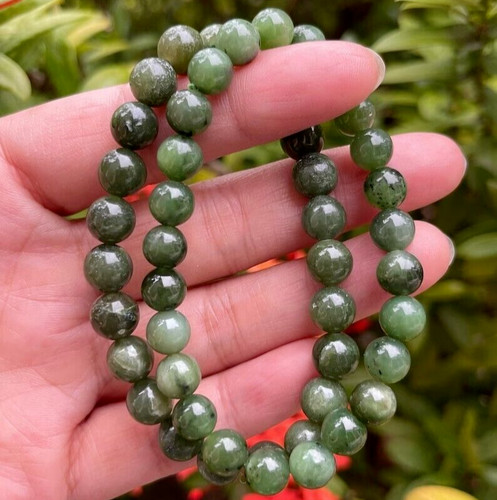 Genuine nephrite jade 8mm - jade,