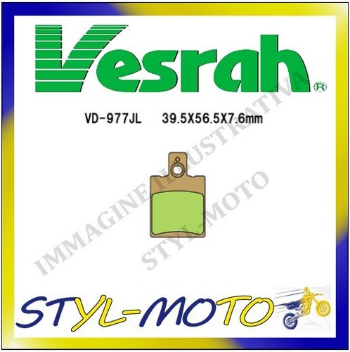 977jl rear sintered brake - rear,