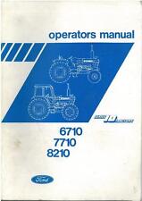 FORD TRACTOR 6710 7710 8210 OPERATORS MANUAL