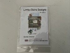 Craftroom Clearout Little Claire Design Stamp Set ‘Garden Shelves’