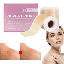 Collagen Scar Tape For Face, Losveo Silicone Scar Sheets For Face Wrinkles