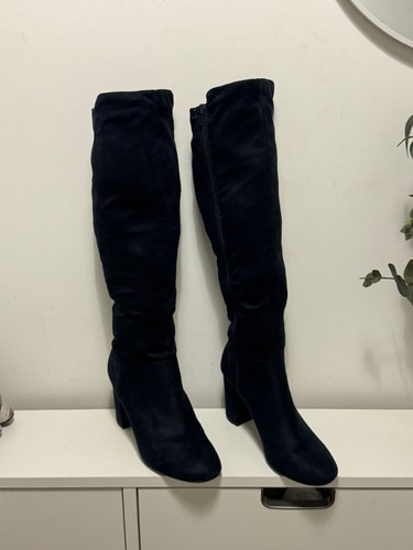 Deichmann dark blue - deichmann, suede