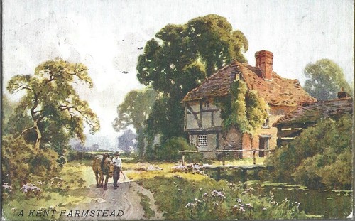 Lovely old card postcard - postcard, a
