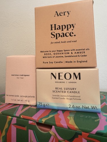 Set designer candles neom - of,