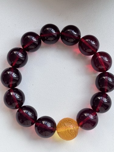 Vintage style cherry amber - style,