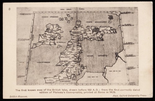 First known map - map, british