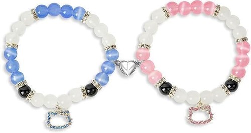 Magnetic couple bracelets - magnetic,