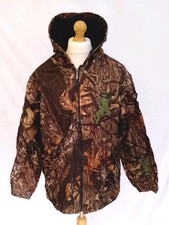 WINCHESTER MOSSY OAK BREAKUP CAMOUFLAGE JACKET LARGE GOOD HUNTING FISHING 