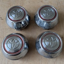 Toyota MR2 Roadster Mk3 1999-2007 Alloy Wheel Chrome/Silver Centre Caps (4x)