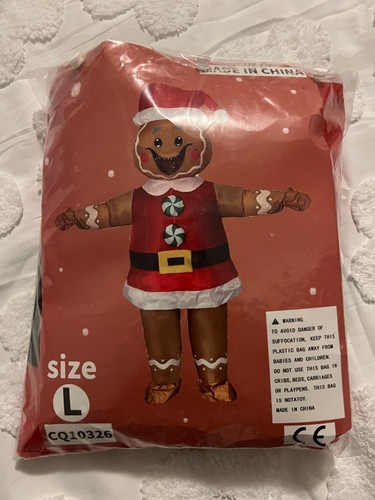Inflatable gingerbread man - ,