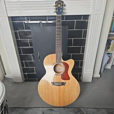 Washburn Heritage Jumbo Electro-Acoustic Guitar - Flame Maple - Beautiful!