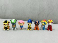 Paw Patrol Collectible Figures Bundle Of 7x Pups Including One From The Twins