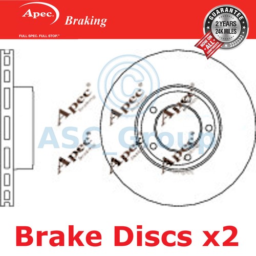 Apec braking 284mm vented - 2x,