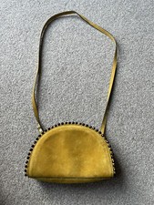 Zara Mustard Yellow Real Suede