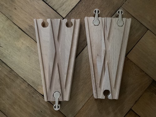Ikea wooden train track - train,