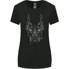 A Doberman Dog Womens Wider Cut T-Shirt